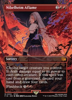 Nibelheim Aflame Final Fantasy Alternate Art